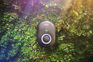 EV charger on a grass background